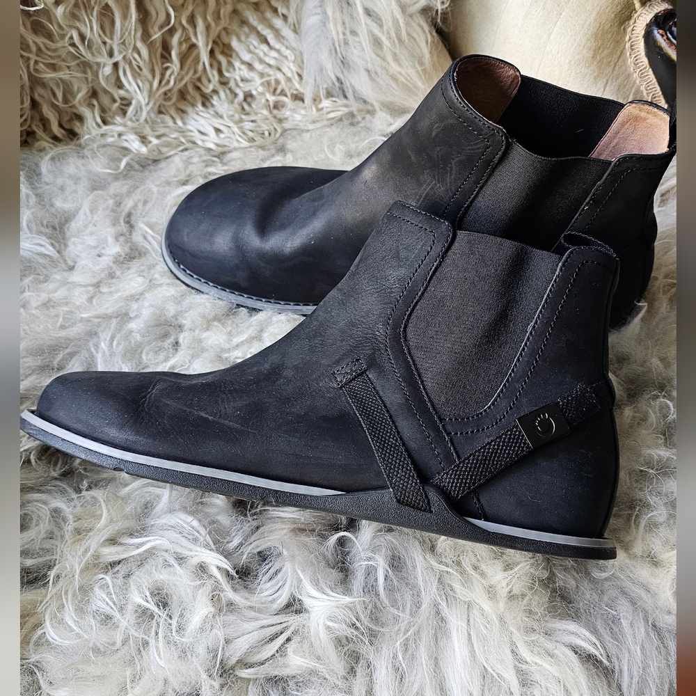 Xero Shoes Melbourne Black Leather Boots Men's 13